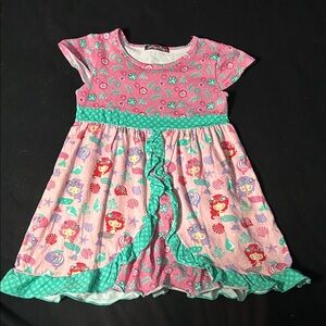 Jelly The Pug Pastel Dress with Sea Motif